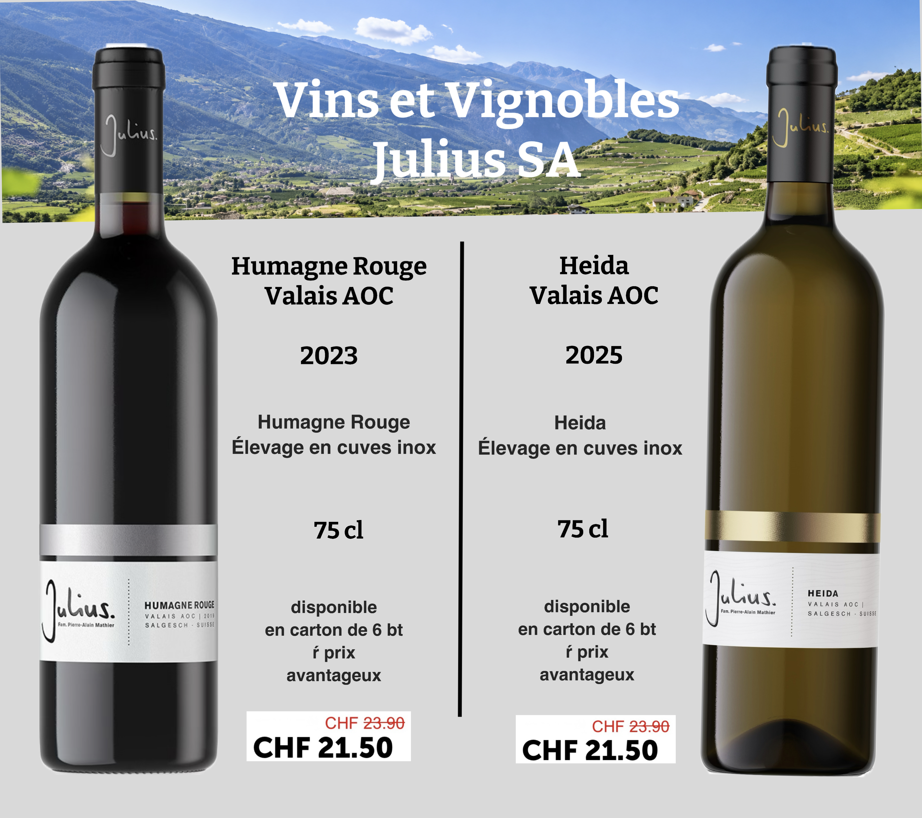 Vins et Vignogles Julius SA