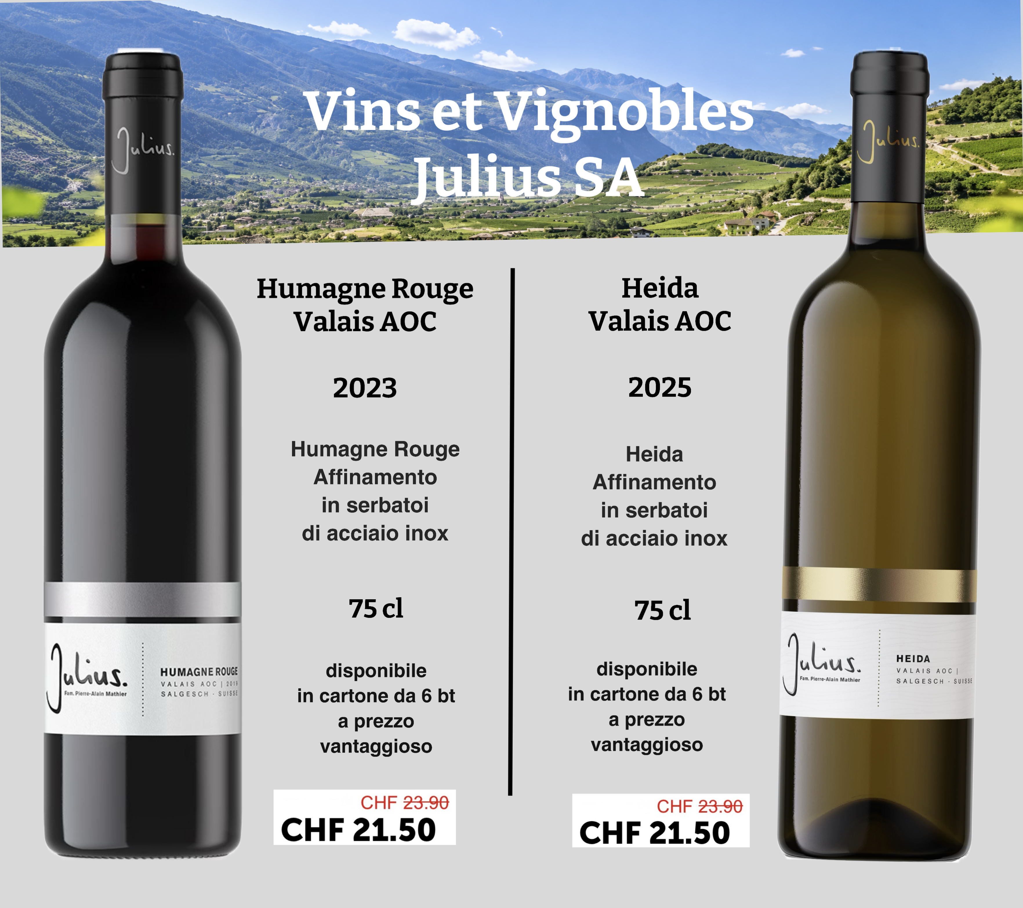 Vins et Vignogles Julius SA